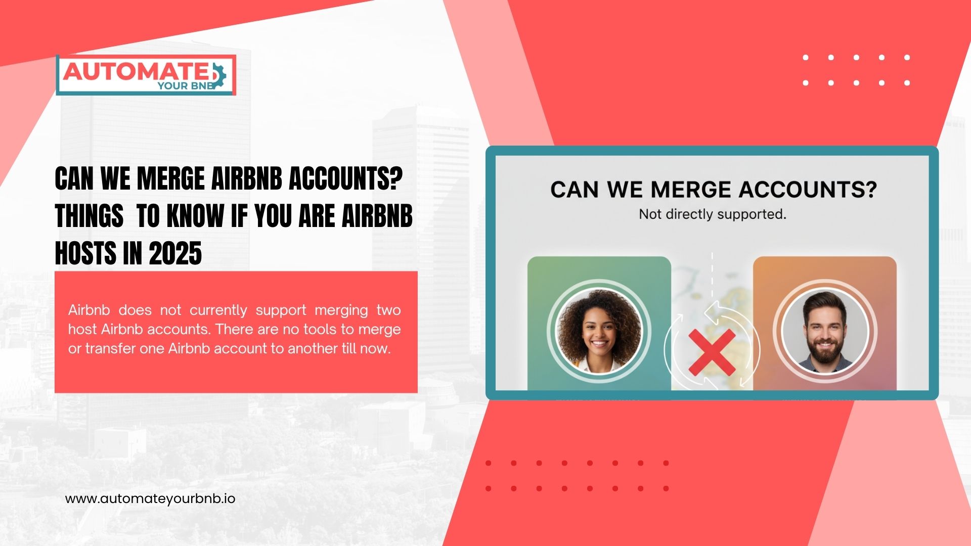 Can we merge Airbnb accounts?